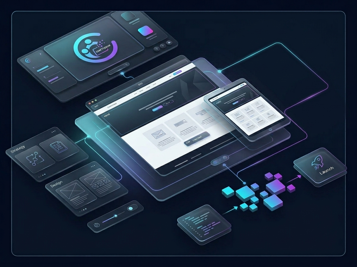 Premium web development service preview